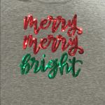 Holiday Time  Gray Christmas Sweater SIZE L Photo 1