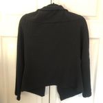 Calvin Klein Black and Gold  Ribbed Flyaway Jacket Size M Photo 6