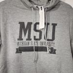 MSU Michigan state university women's XS gray hoodie Photo 1