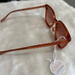 Chloé Chloe Core 56mm Square Sunglasses Nude Nude Orange Womens Size NS Photo 7
