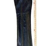 The Wrights Leather Pants Lined Womens 2 Used Black Patterned Photo 10