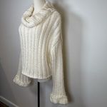 Forever 21 New! Chunky Knit Cowl Neck Sweater Winter White Women’s Size Large Photo 2