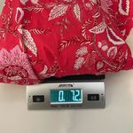 Ophelia Roe coral cotton floral drop waist‎ button down shirt sleeve shirt dress Red Size XL Photo 8