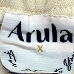 Arula  Cream Yellow Chic Polkadot Ruffle Tulle Skirt. Photo 4