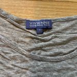 Vivienne Tam Vivienne tan gray soft cape like top size medium Photo 3