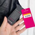 Commando • Faux Leather V-Neck Bodysuit black thong snap crotch sleeveless tank Photo 9