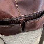 Jack Georges Voyager Uptown Hand Stained Leather Hobo Bag Adjustable Strap. EUC Brown Photo 3