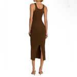 TOTÊME Ribbed Curved Compact Knit Midi Dress size S Photo 4