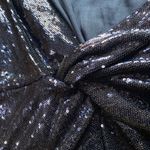 Anthropologie Twist-Front Sequin Plus Dress in navy size 20W Photo 9