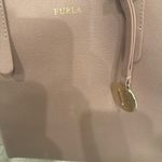 Furla Pink Leather Tote Bag Structured Medium Shopper Photo 2