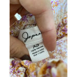 Jopna Boho Ruffle Strap Smocked Midi Dress Pink Orange Floral Cottagecore XS Purple Photo 10