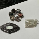 Dove Lot Of 3 Brooch Pins 1 Avon 1 MOP Mother Of Pearl Carved Photo 1