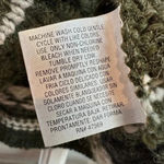 Kathy Ireland Vintage Hunter Green Cream Wool Blend Sweater Size S Small Photo 4