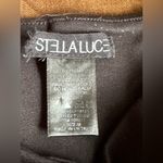 Stella Luce Leggings Pants Slim Elastic Side Waist Stretch Black Sz S Photo 6