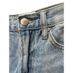 Insane Gene Light Wash Cotton Raw Hem Straight Jean Size 0/23 Blue Photo 3