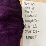 Lush Clothing Lush Purple Metallic Drape Neck Bodycon Dress Size XS NWOT Photo 9