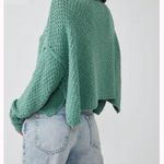 Free People Changing Tides Pullover in White Spruce sz medium NWT bust flat 29” Photo 3