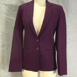 Vintage Brian Tucker Made in Ireland Plum Wool Blazer Tailored 2 Photo 0