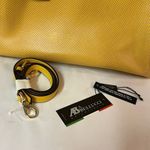 A. Bellucci Italian leather mustard yellow bag B93 Yellow Photo 5