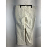 Woman Within Womans Womans Within Size 20w White Straight Jeans Photo 1