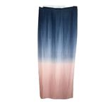Cynthia Rowley NWT New York Blue & Peach Ombre Accordian Pleated Maxi Skirt S Photo 1