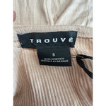 Trouvé Womens Ribbed Knit Bodysuit Long Sleeve Off‎ Shoulder Beige Size S Tan Photo 3