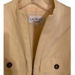 Laundry by Shelli Segal Laundry Linen Silk Yellow Dress Photo 6