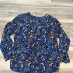 Dress Barn  XL Paisley Blouse, Elastic bottom, no stretch pit to pit 22 length 26 Photo 1