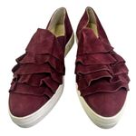 Seychelles  Quake Suede Ruffle Top Loafer Slip On Size 8.5 Photo 4