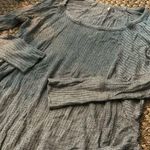Free People  Grey‎ LS Sweater Top Size Small Photo 0