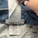 Paige Colette Crop Flare Womens Light Blue Frayed Hem Denim Jean Size 32 Stretch Photo 7