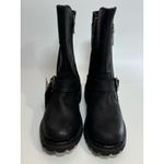 Harley davidson Motorcycle BOOTS womens black leather 6 zip pull slip ankle 8" Photo 3