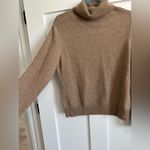 Apt. 9  100% cashmere turtle neck neutral sweater, size L, small hole, very soft Photo 6