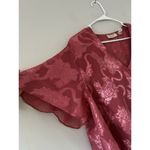 Victoria's Secret Victoria’s Secret Vintage Sheer Pink Floral Lingerie Button Up Top Size Large Photo 2