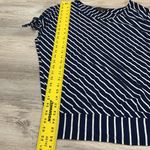 Fenn Wright Manson Navy Blue & White Striped Short Tie Sleeve Shirt Size Small Photo 8