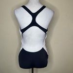 Nike  Color Surge Powerback Racer Black One Piece Swimsuit Size XL Swimwear Photo 3