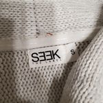 SEEK the Label  Cream & White Cowl Neck Sweater (S) Photo 4