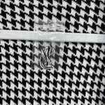 Ralph Lauren Lauren Jacket Womens XL Zip Black Wool Cashmere Blend Houndstooth Photo 4