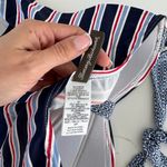 Tommy Bahama Navy and Red Striped halter swim top - size small - super cute! Photo 6