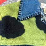 Susan Bristol Women's Denim Jacket, Large, Multicolor Stitch Fleece Patch Photo 2