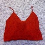 Aura Cute orange crochet design top Photo 0
