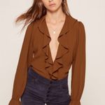 Reformation ✨ Brown Penny Bodysuit✨ Photo 6