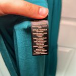 Ella Moss ‎ Teal Pleated Maxi Dress Women’s XS Crepe Crinkle Layer Tier Gown Photo 6