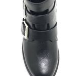 Time & Tru Womens Stylish Black Buckle Ankle Boot Size 10 Size Zip New Photo 1