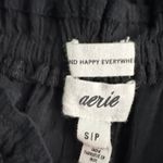 Aerie  Black Puff Sleeve Mini Dress Photo 9