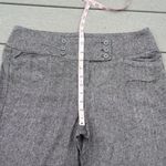 Larry Levine  Cropped Linen Trouser Fit Capris  | Linen Capri Pants Photo 4