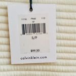 Calvin Klein White Soft Ribbed Jacket Photo 14