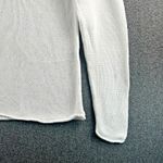 Talbots Vtg  Women's White 100% Cotton V Neck Pullover Sweater SEE MEASUREMENTS Photo 2