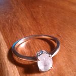 Moon Glow Moonstone Lunar Radiance Sterling Silver Ring (Size 11) Photo 4