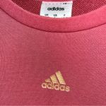 Adidas  burgundy cropped sweatshirt Photo 1